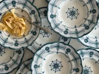 Wedgwood & Co Ltd, dybe tallerkner, 10 stk samlet