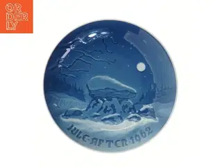 Juleplatte Bing & Grøndahl 1962 fra Bing & Grøndahl (str. Ø 18,2 cm)