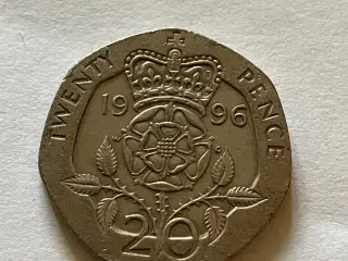 20 Pence England 1996