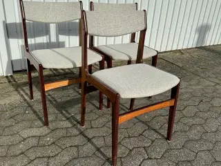 3 stk. flotte spisebordsstole i Palisander