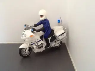 Politimotorcykel med lys og lyd, BMW.