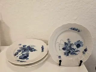 Royal Copenhagen Blå Blomst tallerkener 4 stk