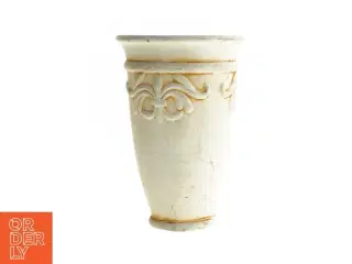 Dekorativ vase/krukke med ornament (str. 20 cm)