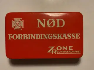 Mindre Zonen nød-forbindingskasse i blik