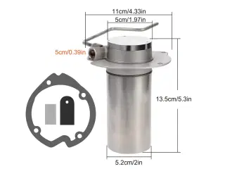 Brænder til 5-8kw kinafyr