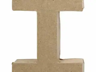 Bogstav, I, H: 10 cm, B: 7,5 cm, tykkelse 1,7 cm, 1 stk.
