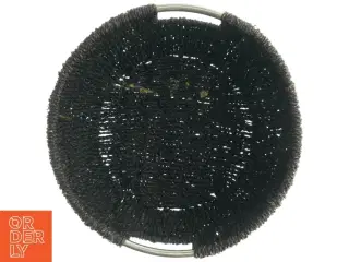 Hæklet kurv med håndtag (str. Ø. 28 cm)