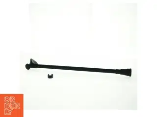 Sort solid justerbar stok (str. 71 til 94 cm)