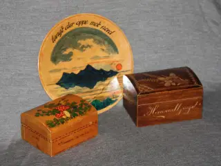 Retro æsker / skrin fra Himmelbjerget