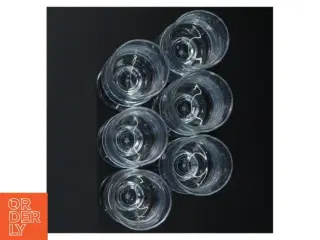 Sæt med 6 glas på fod (str. 12 cm 6 styk)