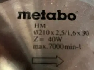 Metabo  Kapgæringssav klinge