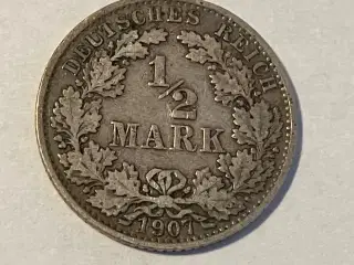 1/2 Mark 1907 Germany