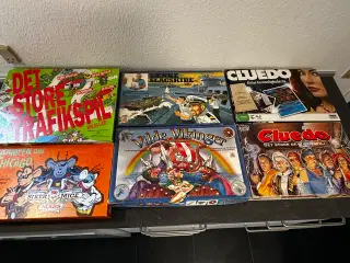 Brætspil til 50,- pr stk