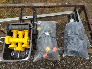 Hegnsisolatorer og ledhåndtag