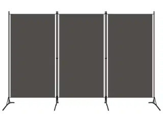3-panels rumdeler 260 x 180 cm antracitgrå