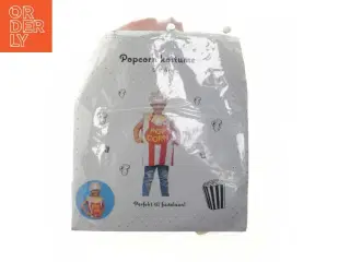 Popcorn kostume til børn (str. 5-8 år)