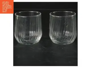 Glas drikkeglas (str. 7 cm. 2 styk)