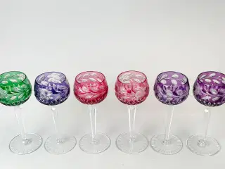 Høje Bøhmiske rødvinsglas