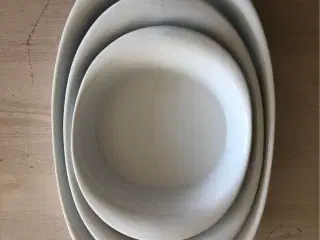 3 stabelbare ovnfaste fade 