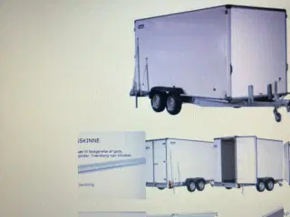 Variant 2700 kg cargotrailer