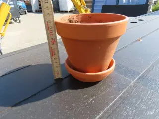 Potte med underskål 1000 stk (12 cm høj)