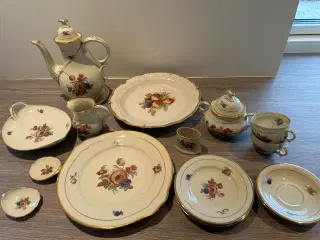 Stort vintage Kahla DDR kaffesæt – 14 personer – R