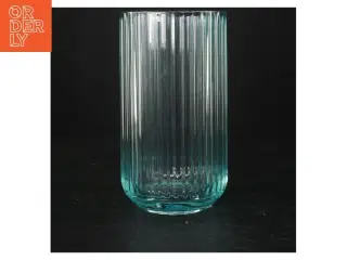 Glasvase fra Lyngby (str. 20 cm)