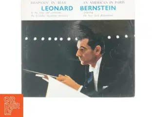Rhapsody in Blue & An American in Blue; Leonard Bernstein dirigent (LP) fra Columbia Records