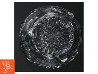 Glasskål, måske krystal(str. Ø. 12 cm)