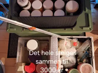 Blandet ting til glas 