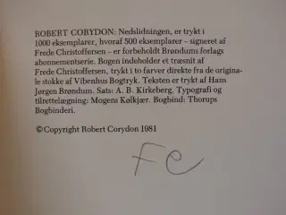 nedslidningen - et digt, af robert corydon. grafik