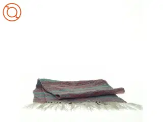 Vævet løber kludetæppe  (str. 82 x 27 cm)