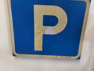 Parkerings vejskilt i metal