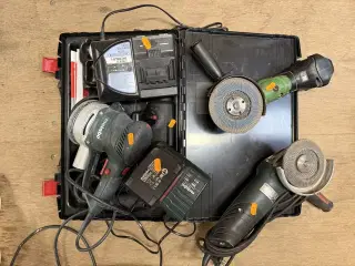 5 stk. el. håndværktøj METABO m.fl.