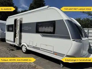 2016 - Hobby Excellent 560 UL   TOP udstyret med MOVER, EL-MARKISE mv. Enkeltsenge og masser af plads.