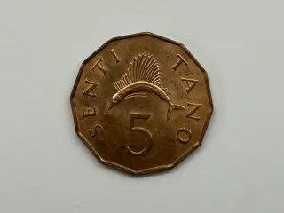 5 Senti Tanzania 1973