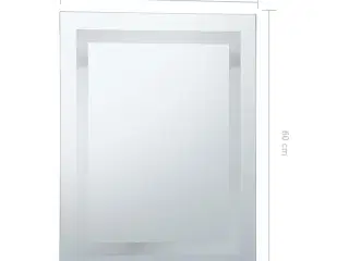 LED-spejl til badeværelset med berøringssensor 50x60 cm