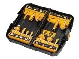 Fræserbits sæt DeWALT DT90016-QZ – 12 dele, 8 mm