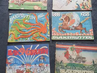 Blæksprutten Tegneserie  fra 1928- 1945