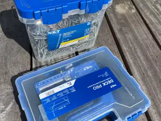 NKT Deck Pro system til skjulte terrasse skruer