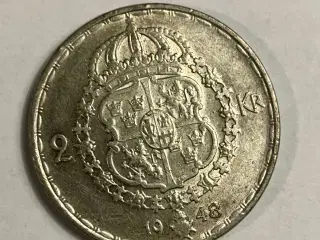 2 Kronor Sweden 1948