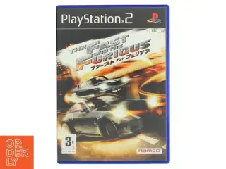 The Fast and the Furious PS2 spil fra Namco