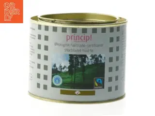 Økologisk Fairtrade-certificeret te, storbladet hvid fra Princip (str. Ø 10,5 cm)