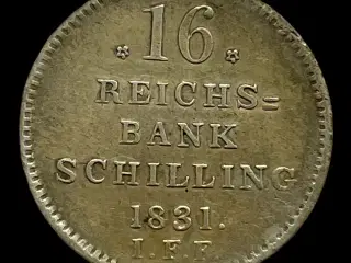 16 Rigsbankskilling 1831