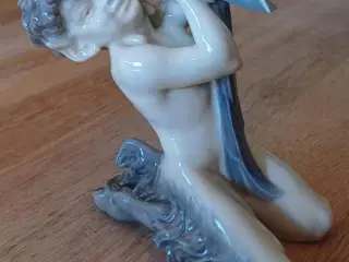 Faun med papegøje.