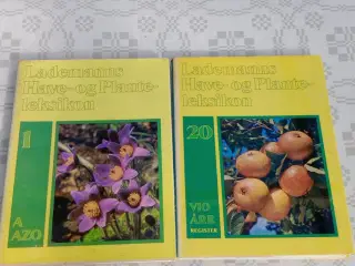 Lademanns plante og haveleksikon 20 bind  register