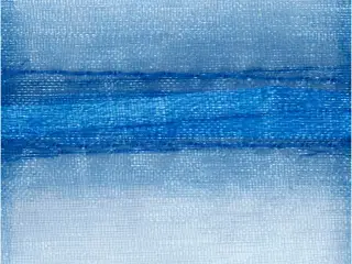 Blå organzaposer 7x10 cm - 10 stk. til gaveindpakning