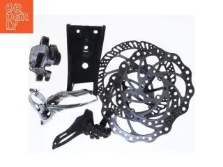 Cykelbremsesæt med rotorer og caliper