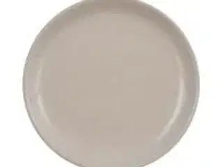 36 stk. Tallerken stentøj råhvid 160 mm Rustik