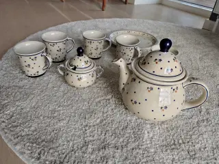 Spisetallerkener, testel, håndlavet keramik 